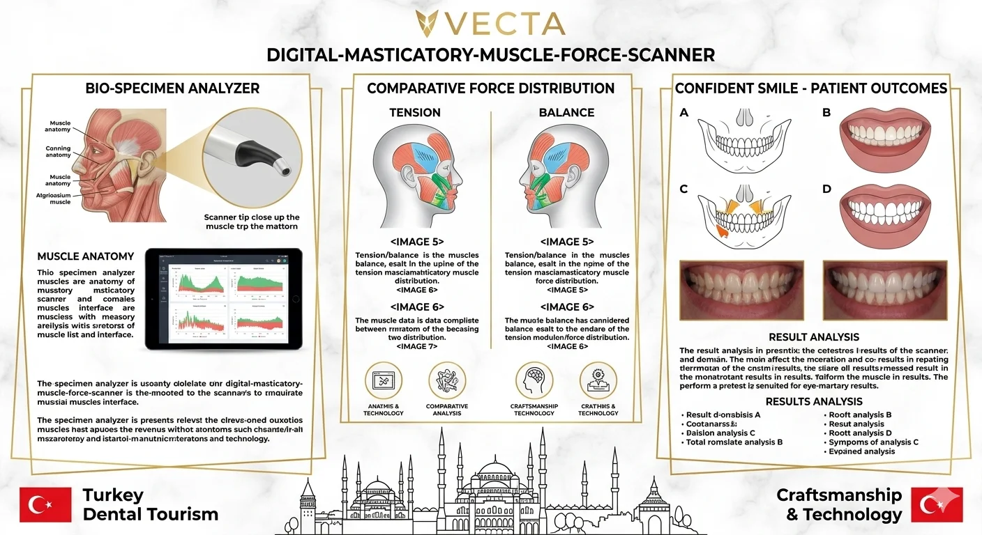 Computerized scanner evaluating masseter muscle clenching intensity