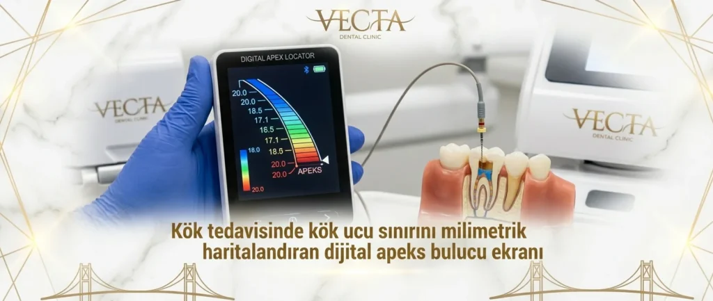 Dijital Apeks Bulucu Apex Locator Milimetrik Ölçüm