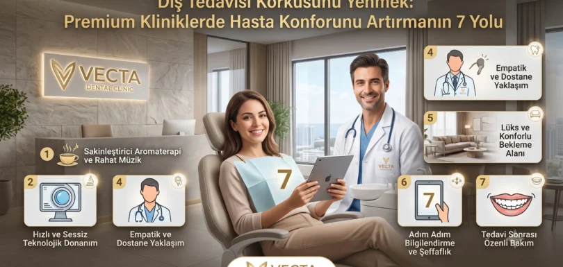 Diş Tedavisi Korkusunu Yenmek: Premium Kliniklerde Hasta Konforunu Artırmanın 7 Yolu